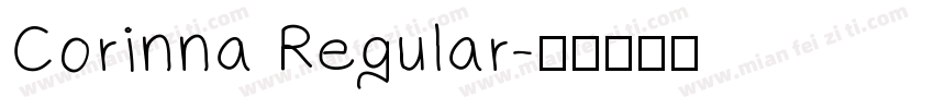 Corinna Regular字体转换